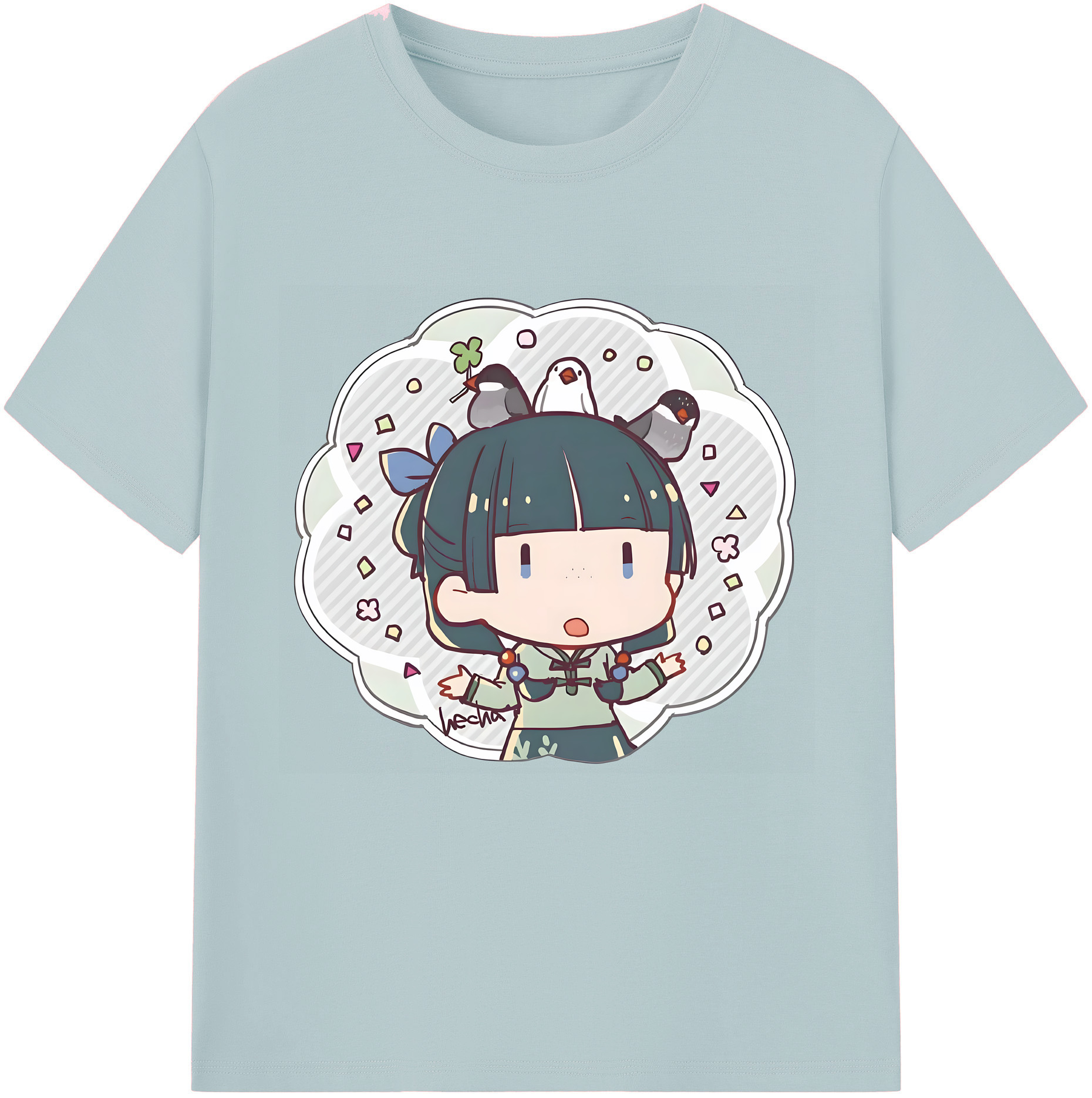 （画像用） 薬屋のひとりごと The Apothecary Diaries 綿100％半袖Tシャツ（フロントプリント）